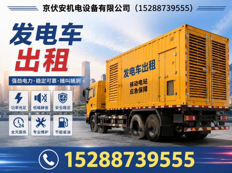 河源发电车出租展示图